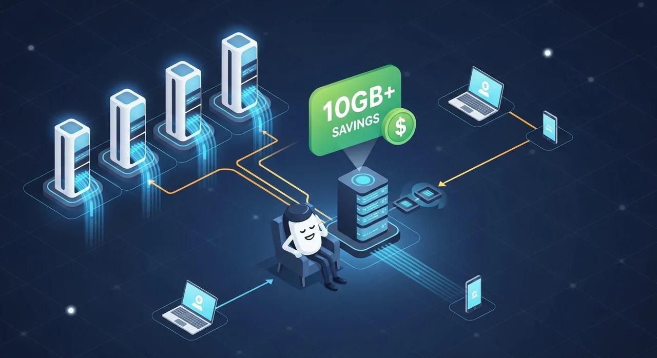 클라우드페어 무료 플랜의 핵심 가치: 월 10기가 이상의 서버 비용 절감 효과