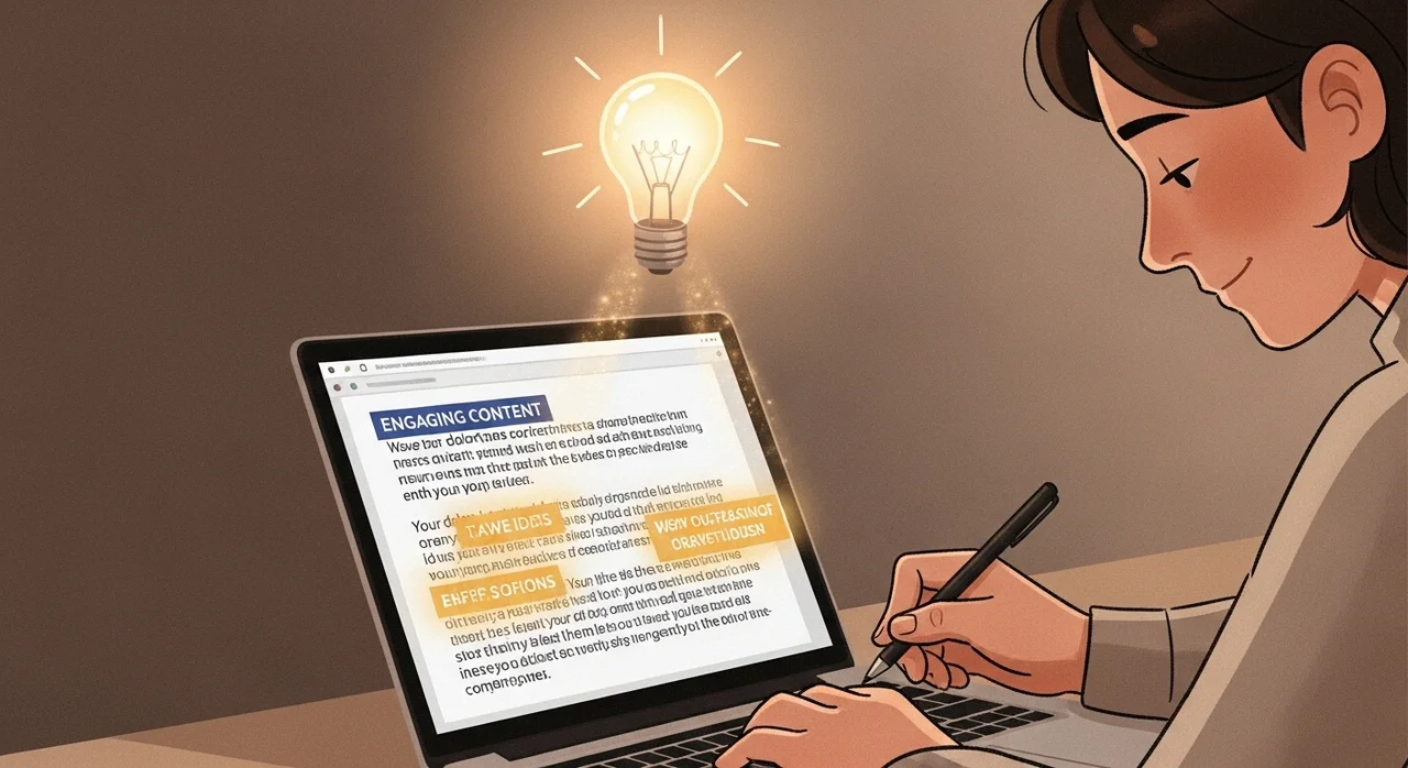 발굴한 황금키워드를 콘텐츠에 효과적으로 녹여내는 법